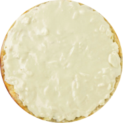 Doces: 64.Banana Simples - Pizza Grande (Ingredientes: Banana, Canela em Pó, Creme de Leite)