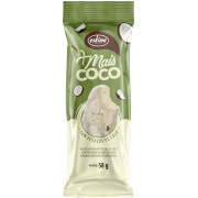 Picolé Mais: Picolé Mais Coco - Sabor cocada, com pedacinhos de coco.