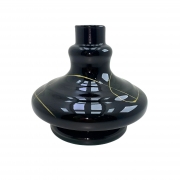 Vaso Simples: VASO ALADIM SIMPLES - PRETO C/ DOURADA - ATACADO ACIMA DE 3 UNIDADE FICA R$ 15,00 CADA/// ATACADO ACIMA 10 UNIDADES R$10,00 CADA/// ATACADO ACIMA 16 UNIDADES R$ 7,50 CADA ///ATACADO ACIMA 160 UNIDADES R$ 5,90 CADA