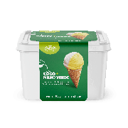 Pote 2L Especial: Pote 2L Especial Coco e Milho Verde - Contém dois sabores: coco e milho verde.