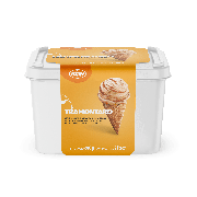 Pote 2L Especial: Pote 2L Especial Tramontaro - Sabor baunilha com leite condensado, mesclado com creme de avelã, caramelo e castanha de caju.