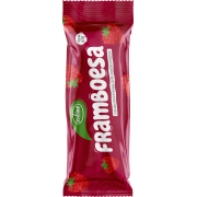Picolé de Fruta: Picolé Fruta Framboesa - Não contém leite.