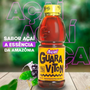 Bebidas: Guaraviton Açaí 500ml - Bebida Mista de Guaraná e Açaí.