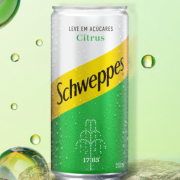 Refrigerantes: Schweppes Citrus Lata 350ml - Água Gaseificada, Açúcar, Suco De Maçã, Grapfruit E Laranja