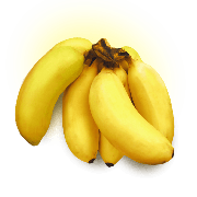 Frutas: Banana Maçã 1Kg - Frutas