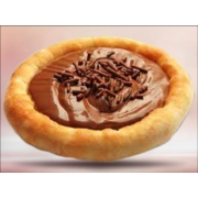 Esfihas gourmet: BRIGADEIRO - Esfiha doce (Ingredientes: Chocolate ao leite, Granulado, Leite condensado, Massa especial de esfiha)