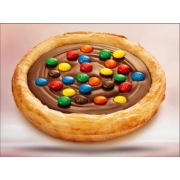 Esfihas gourmet: CONFETE - Esfiha doce (Ingredientes: Massa especial de esfiha)
