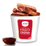 Balde P: Balde P Costelinha - Fried Chicken (Ingredientes: Selecione 1 Molho)
