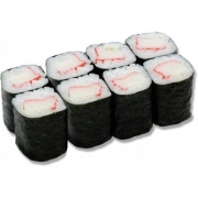Hossomaki: Kanimaki (8 Unidades) - Kani, Arroz e alga.
