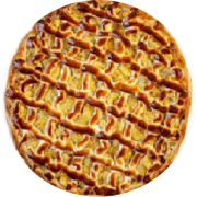 Doces: 97-Banana Caramelizada - Pizza Grande (Ingredientes: Banana Fatiada, Chocolate Branco)