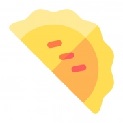 Calzone: Calzone à Moda da Vila - Calzone (Ingredientes: Bacon, Brócolis, Catupiry, Cream Cheese, Ervilha, Frango, Milho, Molho de Tomate, Mussarela, Palmito, Parmesão)