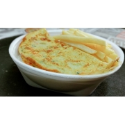 Marmitex Sábado: Omelete - Marmitex Sábado (Ingredientes: Arroz., Feijão.)