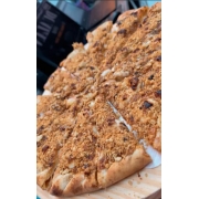 Gourmet: BANOFFEE - Pizza Doce (Ingredientes: Banana, Canela em Pó, Creme especial da casa, Doce de Leite, Farofa de bolacha crocante)