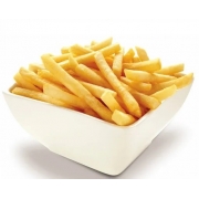 Batata frita: Super Fritas média (200 g). - Acompanhamento: molho especial.