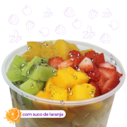Salada de Fruta: Salada de Frutas 500ml - Copo de Salada de Frutas (Ingredientes: Mínimo 5 opções de frutas)