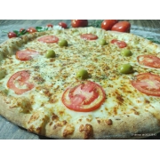 AS MAIS VENDIDAS: PIZZA G MUSSARELA - 1 DELICIOSA PIZZA DE MUSSARELA,TOMATE, AZEITONA E OREGANO.