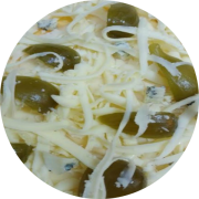 Brood: Quatro Queijos com Figos - Pizza Pré-Assada | Grande (Ingredientes: Molho de Tomate, Muçarela, Provolone, Queijo Prato, Gorgonzola, Figo, Orégano)