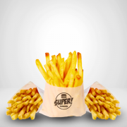 Batata frita: Super Fritas pequena (100 g). - Batata frita.