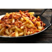 Batata Frita: Batata Grande com Bacon - 500g