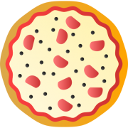 Doces: Banana - Pizza Grande (Ingredientes: Mussarela, Banana, Canela, Açúcar)