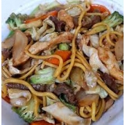 Yakisobas: Yakisoba Individual Misto 750 gramas - Yakisoba individual (Ingredientes: brocolis ninja, carne, cenoura, couve flor, frango, repolho)