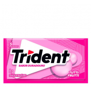 Bala, pirulitos, Chicletes: Trident Tutti Frutti)