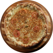 1kg: Alho e Oleo - 1kg (Ingredientes: azeitonas, molho de tomate, Mussarela, oregano, Rodelas de tomate)