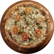 1,300: Americana - Pizzas 1,3kg especiais (Ingredientes: Atum, Azeitonas, Ervilha, Molho de Tomate, Mussarela, Orégano, Palmito)