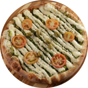 1kg: Brocolis c/ Catupiry - 1kg (Ingredientes: azeitonas, Brocolis, catupiry, molho de tomate, oregano, Rodelas de tomate)