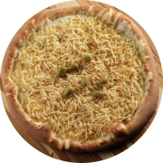 1,100: Crocante - Pizza Grande 1,1kg (Ingredientes: Azeitona, Batata Palha, Catupiry, Molho de Tomate, Mussarela, Orégano)