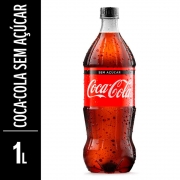 Refrigerante: COCA- COLA 1LT ZERO - COCA-COLA 1LT ZERO