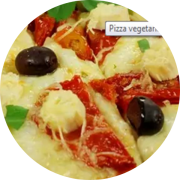 Brood: Tomate Seco, Palmito e Azeitonas - Pizza Pré-Assada | Grande (Ingredientes: Molho de Tomate, Muçarela, Tomate Seco, Palmito, Parmesão, Manjericão, Azeitonas, Orégano)