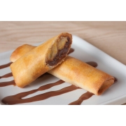 Harumaki Doce: harumaki nutella com banana - harumake doce de nutella com banana