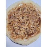 Doces: 116-Churros - Esfihas (Ingredientes: Amendoim, Canela em Pó, Chocolate Branco, Doce de Leite)