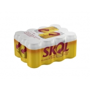 Packs de Cervejas: Pack Skol 350ml c/ 12uni. - cerveja