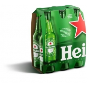 Packs de Cervejas: Pack Heineken Long Neck 330ml c/ 6uni. - Cerveja