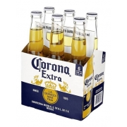 Packs de Cervejas: Pack Corona Long Neck 330ml c/ 6uni. - Cerveja