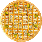 Queijos: 33-Quatro Queijos - Pizza Broto (Ingredientes: Azeitonas, Catupiry Original, Cheddar, Gorgonzola, Molho de Tomate, Orégano, Parmesão Ralado)