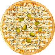 Queijos: 433-Seis Queijos - Pizza Broto (Ingredientes: Azeitonas, Catupiry Original, Cheddar, Cream Cheese, Gorgonzola, Molho de Tomate, Mussarela, Orégano, Parmesão)