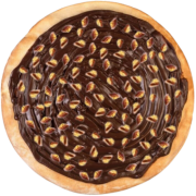 Nestlé: 181-Kit Kat - Pizza Broto (Ingredientes: Bombons Kit Kat, Chocolate Kit Kat Cremoso Nestlé)