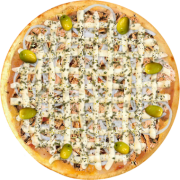 Veio do Mar: 436-Atumpiry - Pizza Broto (Ingredientes: Atum Desfiado, Azeitonas, Catupiry Original, Cebola, Molho de Tomate, Orégano)