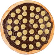 Nutella: 620-Banantella - Pizza Broto (Ingredientes: Bananas, Nutella)