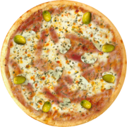 Legumes Vegetais: 632-Couve-Flor - Pizza Broto (Ingredientes: Azeitonas, Couve-Flor, Molho de Alho, Molho de Tomate, Mussarela, Orégano)