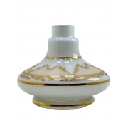 VASO ALADIM MD: VASO ALADIM MD - BRANCO COM DOURADO - ATACADO 3 UNIDADES R$ 39,99 CADA /// ATACADO 20 UNIDADES R$ 38,00 CADA