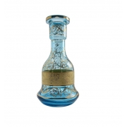 VASO BLESS 30CM: VASO SINO BLESS 30CM - AZUL E DOURADO) - ATACADO ACIMA DE 3 UNIDADE FICA R$ 138,00 CADA