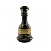 VASO BLESS 30CM: VASO SINO BLESS 30CM - PRETO E DOURADO - ATACADO ACIMA DE 3 UNIDADE FICA R$ 138,00 CADA