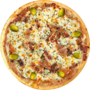 Legumes Vegetais: 17-Champignon - Pizza Broto (Ingredientes: Alho Frito, Azeitonas, Bacon, Champignon, Molho de Tomate, Mussarela, Orégano)