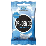 Preservativos: Prudence Ultra Sensível c/ 3 Unidades - Preservativo