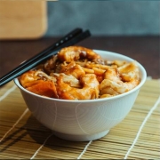 Yakissoba: Yakissoba Camarão - Yakissoba | Com legumes | Pequeno (Ingredientes: Macarrão Chinês Com Camarões Selecionados e Champignon)
