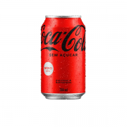 Refrigerante: Coca-Cola Zero Lata 350ml - Refrigerante Cola